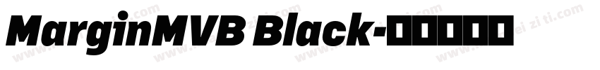 MarginMVB Black字体转换